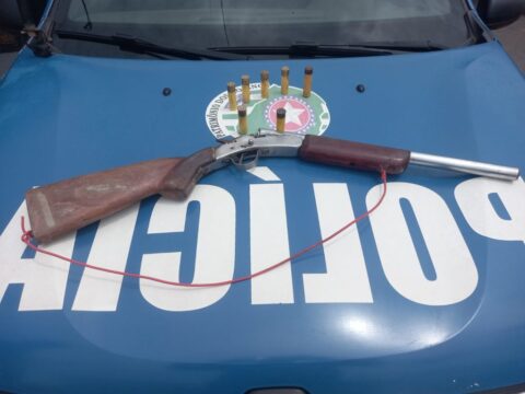 Homem é preso por posse ilegal de arma de fogo em Pires do Rio