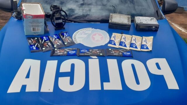 Em ação rápida, Polícia Militar prende suspeito de furtar estabelecimento comercial no Distrito de Santo Antônio do Rio Verde