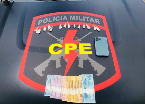 CPE em ação: Homem é preso por tráfico de drogas no Bairro Castelo Branco, em Catalão