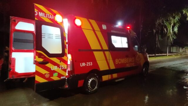 Mulher fica ferida após ser atropelada em Ouvidor