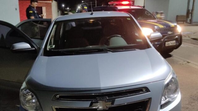 Motorista foge de abordagem da PRF e acaba preso na BR 050 em Catalão