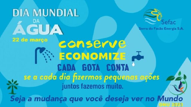 Dia Mundial da Água: Pequenas ações levam a mudanças significativas