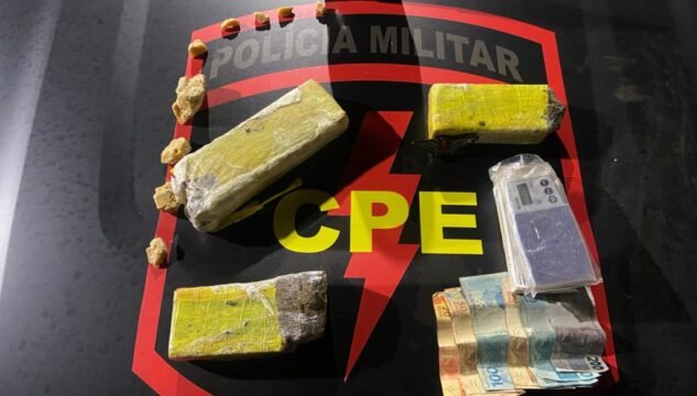 No combate ao crime de tráfico de drogas, CPE prende homem na Vila Erondina, em Catalão
