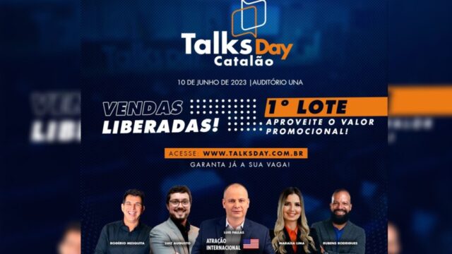 TalksDay, Catalão contará com uma atração internacional