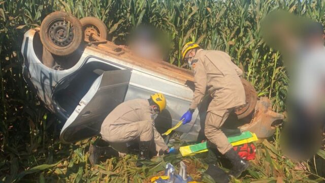 Acidente de trânsito na zona rural de Caldas Novas deixa duas vítimas