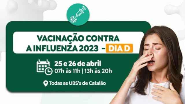 Saúde de Catalão convoca grupos prioritários para vacinação contra a influenza