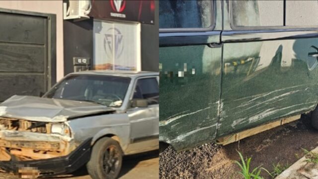 Colisão entre carro e Kombi deixa uma pessoa ferida, em Catalão