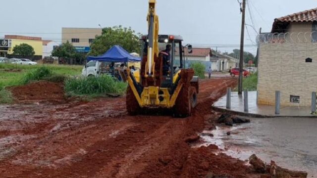 SAE retoma obras de saneamento em Catalão e prevê conclusão em três meses no bairro Castelo Branco