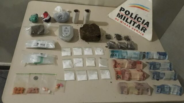 Polícia Militar de Araguari prende homem por tráfico de drogas no bairro Independência
