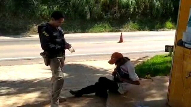 Desaparecido há cinco meses em Bela Vista de Goiás, homem é resgatado na BR-060, na Unidade Operacional da PRF no Parque Ecológico