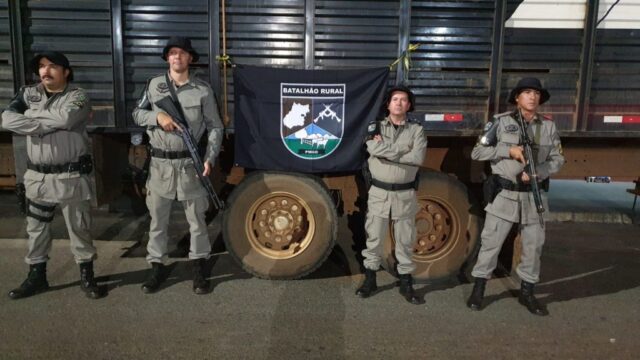 Em Rio Quente, Batalhão Rural recupera 24 cabeças de gado furtadas em propriedade rural de Orizona