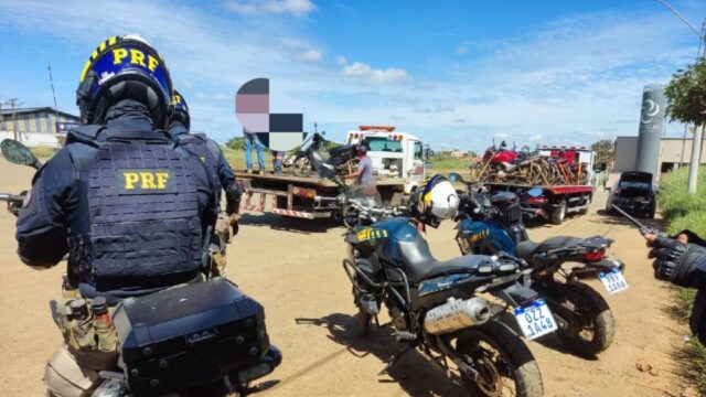 PRF recolhe 30 motos em Operação Duas Rodas na BR 050 em Catalão-GO e lavra 150 multas por irregularidades no trânsito