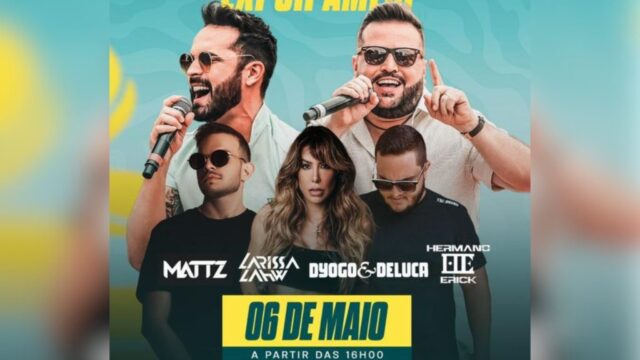 Evento de lançamento da Expo Ipameri, acontece neste sábado (06), com shows de Dyogo & Deluca, Dj Larissa Lahw e outros