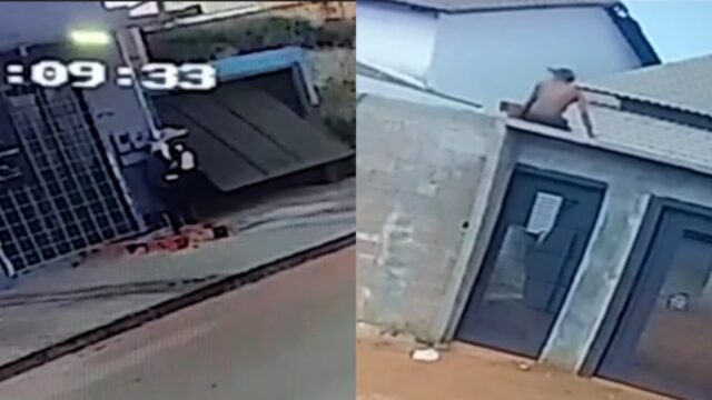 Câmeras flagram criminoso invadindo residências em Catalão; VÍDEO
