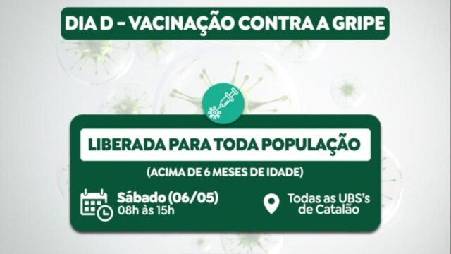 Em catalão, campanha nacional de vacinação contra gripe tem Dia D neste sábado (06)
