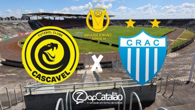 Crac estreia no Brasileiro da Série D contra o Cascavel, no Paraná