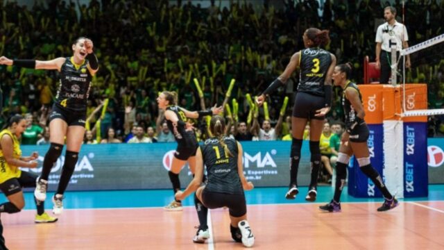 Em Uberlândia, Praia Clube vence o Minas e é campeão da Superliga pela segunda vez