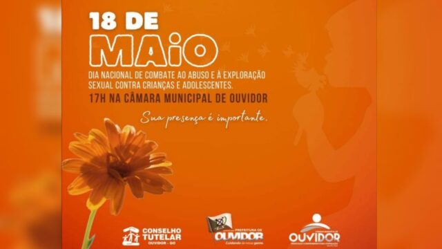 Prefeitura Municipal de Ouvidor promove palestra sobre combate ao abuso e exploração sexual contra crianças e adolescentes