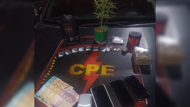 Combate ao tráfico: CPE realiza prisões e apreensões de drogas em Campo Alegre de Goiás