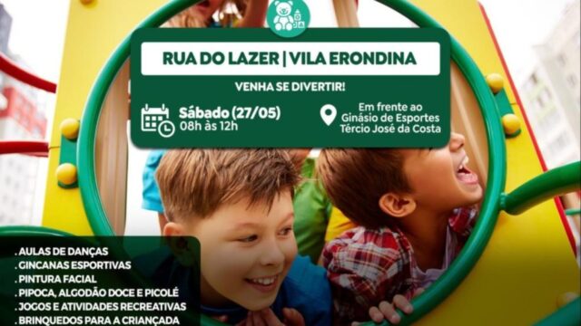 Rua do Lazer acontecerá neste sábado (27) em Catalão