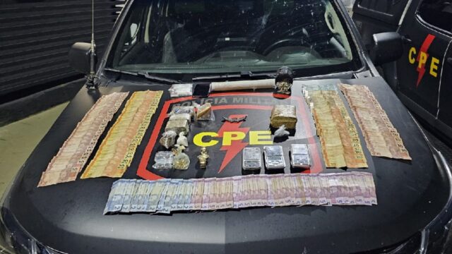 CPE prende associação criminosa comandada pela "Vó do Tráfico" no Distrito de Santo Antônio do Rio Verde