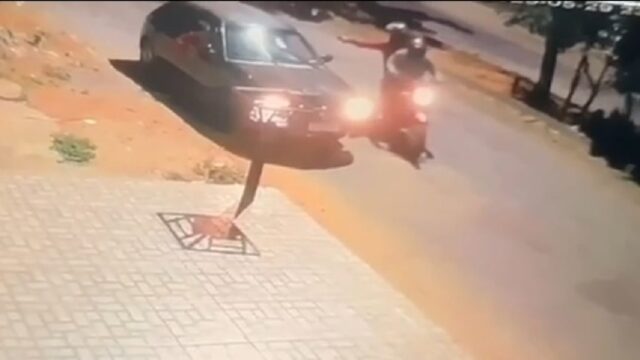 Câmeras de monitoramento registram homicídio em Caldas Novas, Goiás; VÍDEO