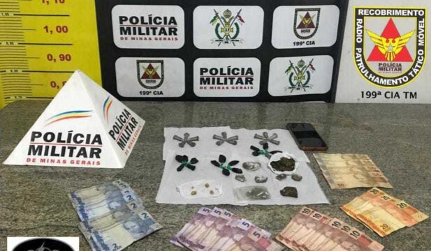 Operação policial deflagra tráfico de drogas em Uberlândia; jovem de 18 anos foi preso