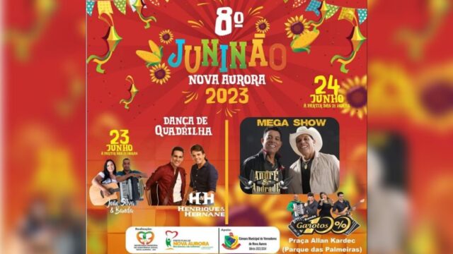 Nova Aurora se prepara para o 8º Juninão: Uma festa tradicional com grandes atrações