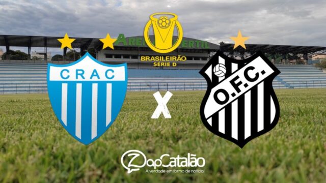 Crac enfrenta a equipe do Operário-MS, em busca da primeira posição do grupo na Série D