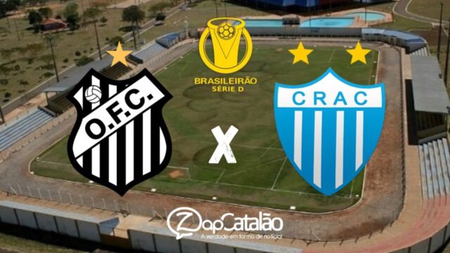 Em busca da primeira colocação do grupo, Crac enfrenta o Operário-MS fora de casa na abertura do segundo turno da Série D