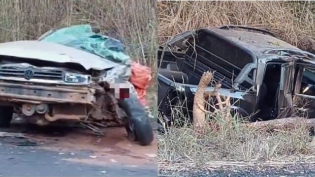 Uma pessoa morre e outra fica ferida em acidente na GO-210, entre Marzagão e Água Limpa