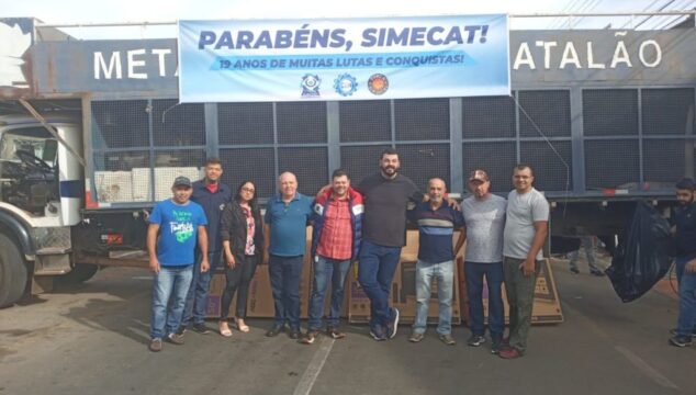 SIMECAT comemorou 19 anos de fundação com a realização do 2º Pelotaço e sorteios de prêmios