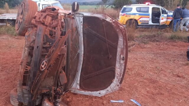 Condutor foge após grave acidente na MG 188, deixando vítimas feridas em Coromandel