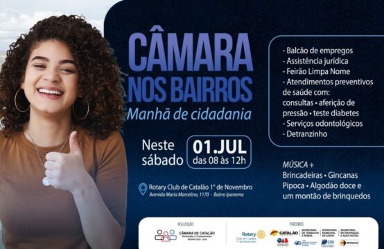 Manhã de Cidadania em Catalão: Projeto Câmara Nos Bairros leva serviços e diversão para a comunidade