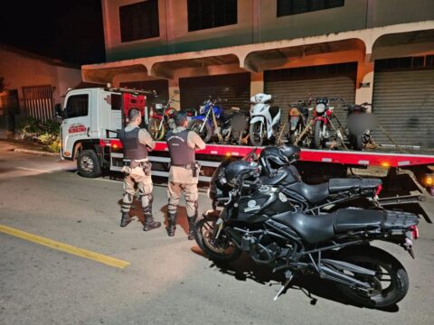Operação Duas Rodas em Catalão-Go: Mais de 20 motos apreendidas, 48 abordagens veiculares e 192 pessoas abordadas em dois dias de ação intensa