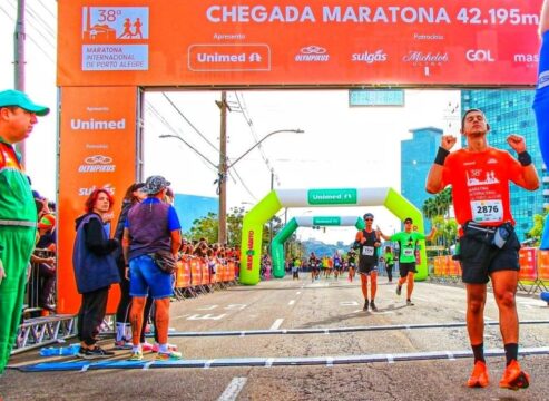 Atleta de Catalão se destaca na Maratona Internacional de Porto Alegre