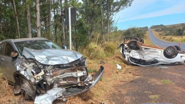 Acidente de trânsito deixa quatro pessoas feridas em Uberlândia