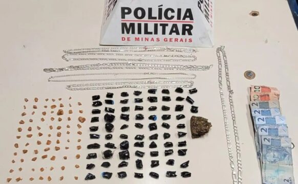 Ação policial apreende menor suspeito com mais de 140 porções de droga em Araguari