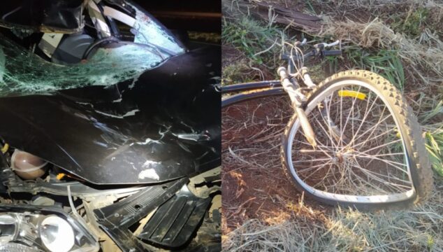 Ciclista morre atropelada após tentar atravessar rodovia