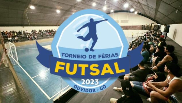 Torneio de Férias de Futsal começa hoje (3), em Ouvidor; transmissão ao vivo pelo Zap Catalão