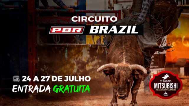 Com entrada gratuita Sindicato Rural realiza hoje (24), a abertura do Rodeio PBR na Expo Catalão 2023