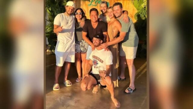 Leonardo reúne filhos e se emociona com show de Amado Batista em festa de aniversário de 60 anos