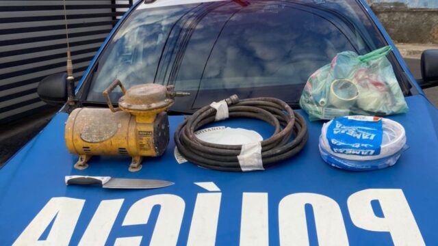 Polícia prende suspeito de furto em construção no Jardim das Laranjeiras, em Catalão
