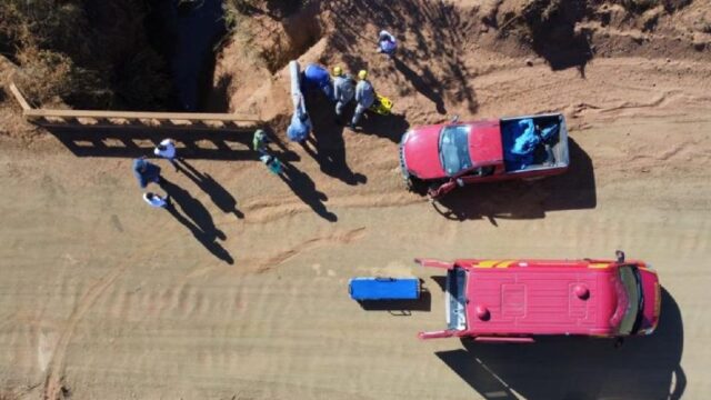 Motorista perde controle de carro e bate em cabeceira de ponte, no município de Ouvidor