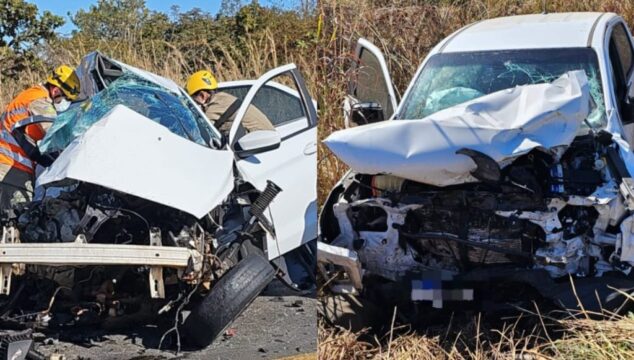 Colisão entre dois veículos na GO-330, entre Catalão e Ipameri, deixa uma vítima fatal e uma pessoa ferida
