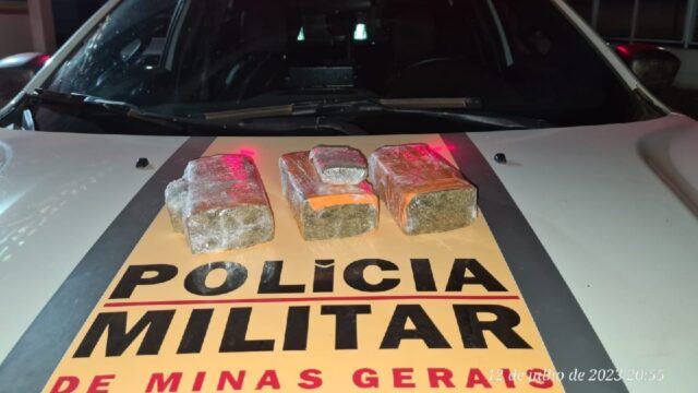 Polícia Militar prende traficante e apreende grande quantidade de maconha em Abadia dos Dourados