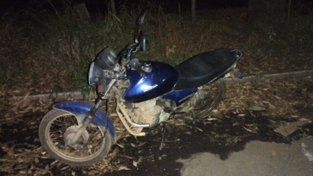 Câmera registra furto e CPE recupera motocicleta no bairro Jardim Catalão; veja vídeo