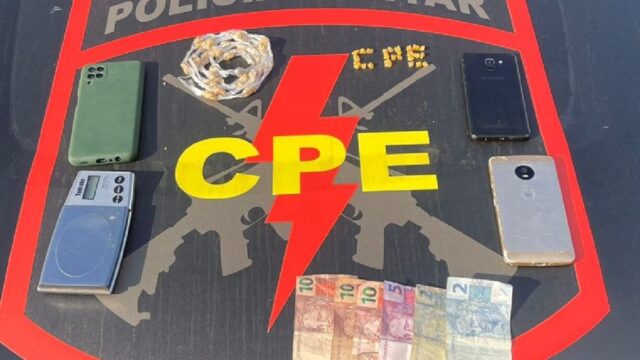 Polícia prende homem em flagrante por tráfico de drogas em Catalão