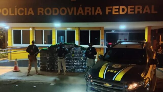Idoso de 73 é preso com mais de uma tonelada de maconha na BR-364, em Jataí