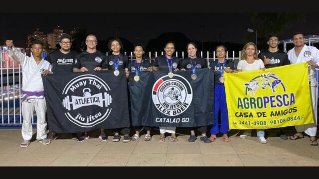 Atletas de Catalão são medalhistas no Campeonato Sul Americano de Jiu-jítsu, no DF